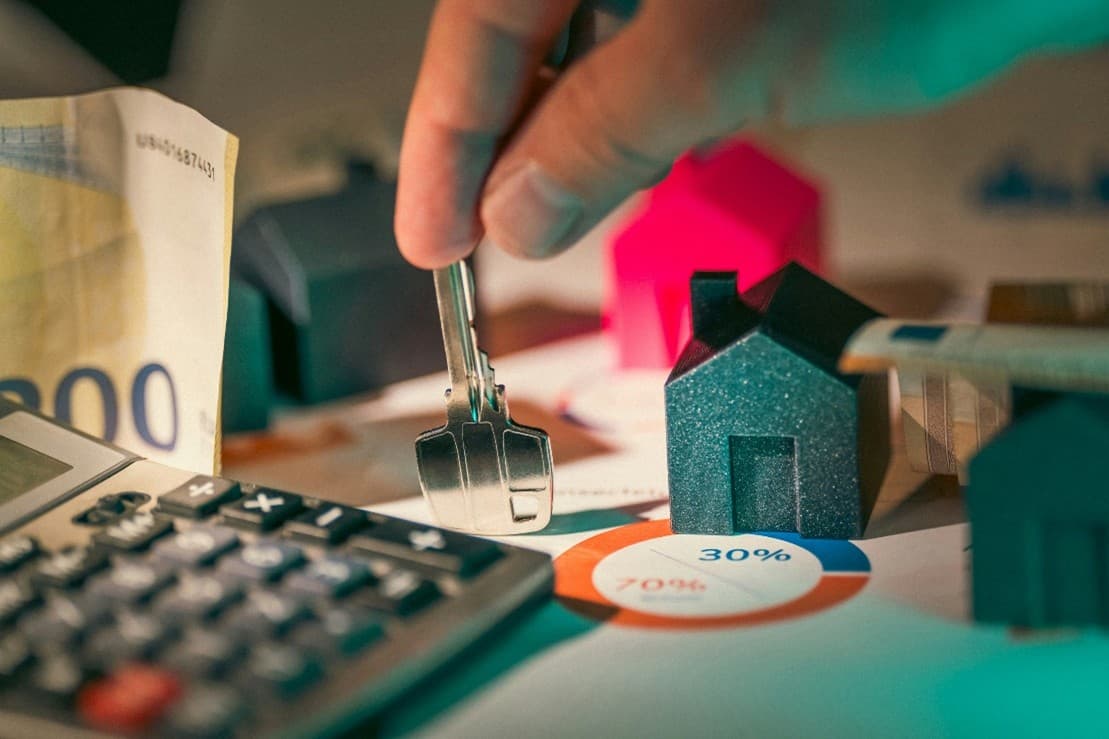 Mortgage and property concept